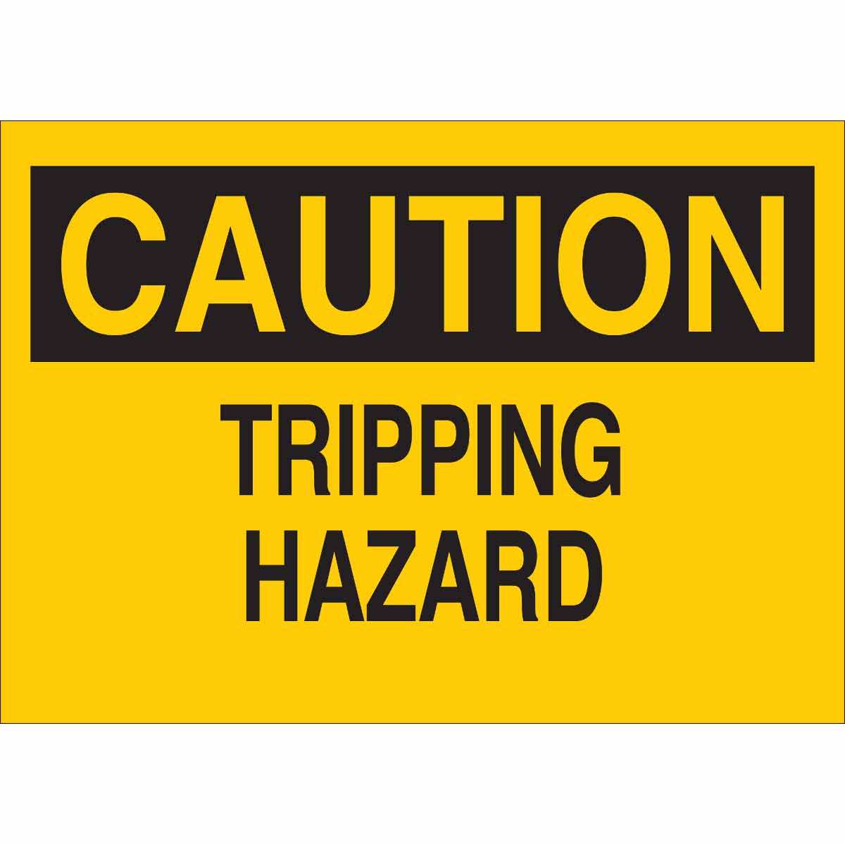 B302-7X10-YK-O-CAU-TRIPPING HAZARD