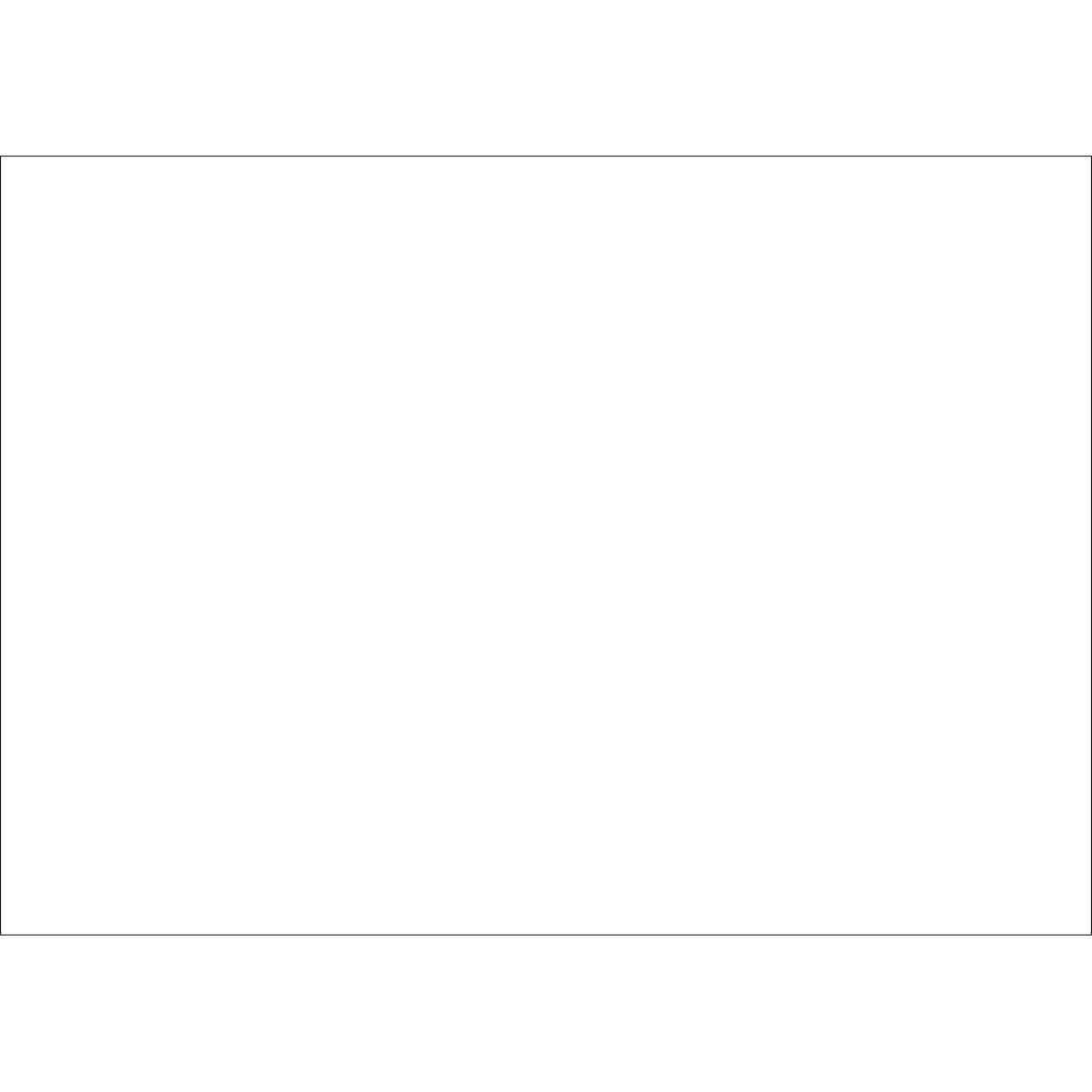 B401 5"H X 7"W BLANK WHITE