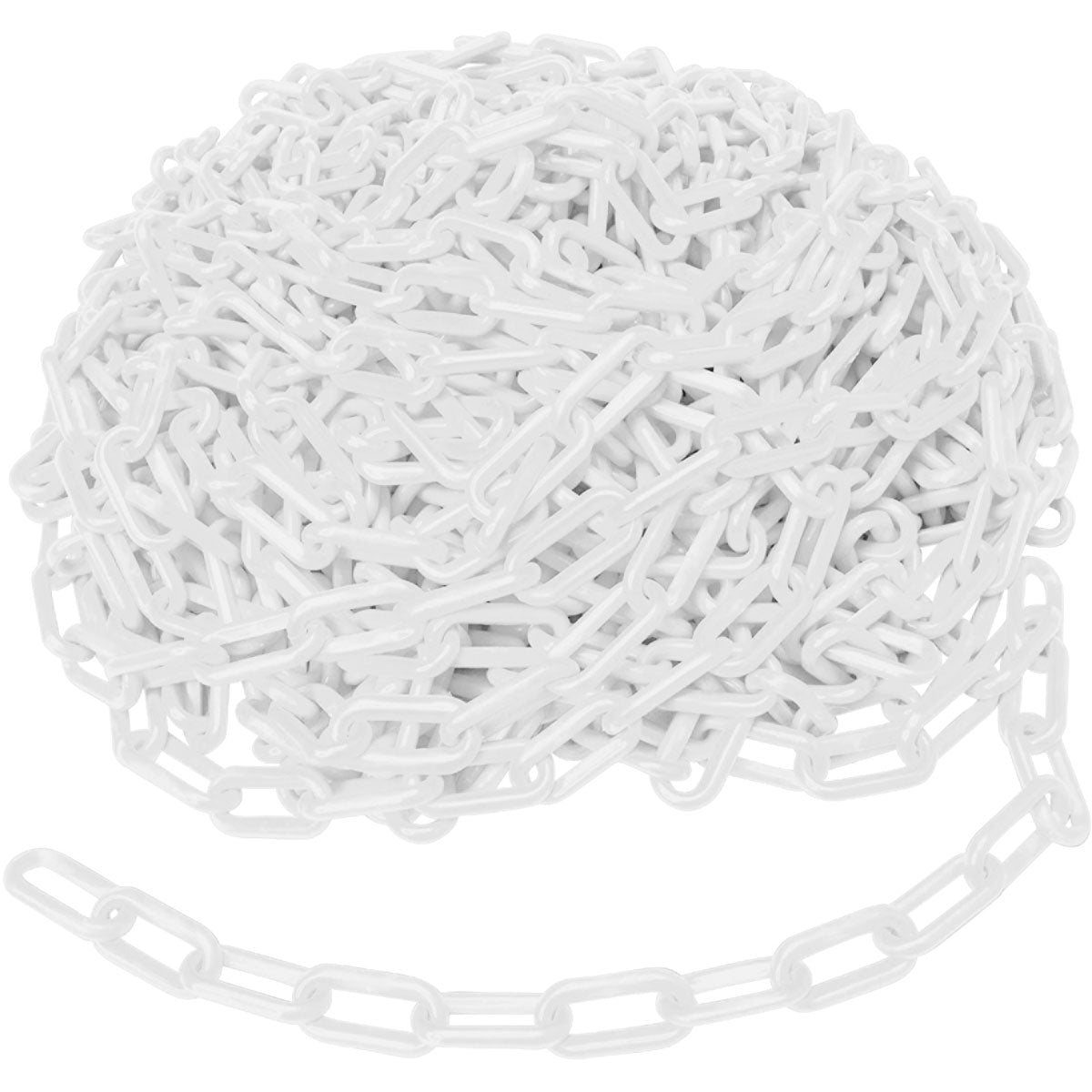 BRADYLINK WARNING CHAIN 2"X100FT-WHT