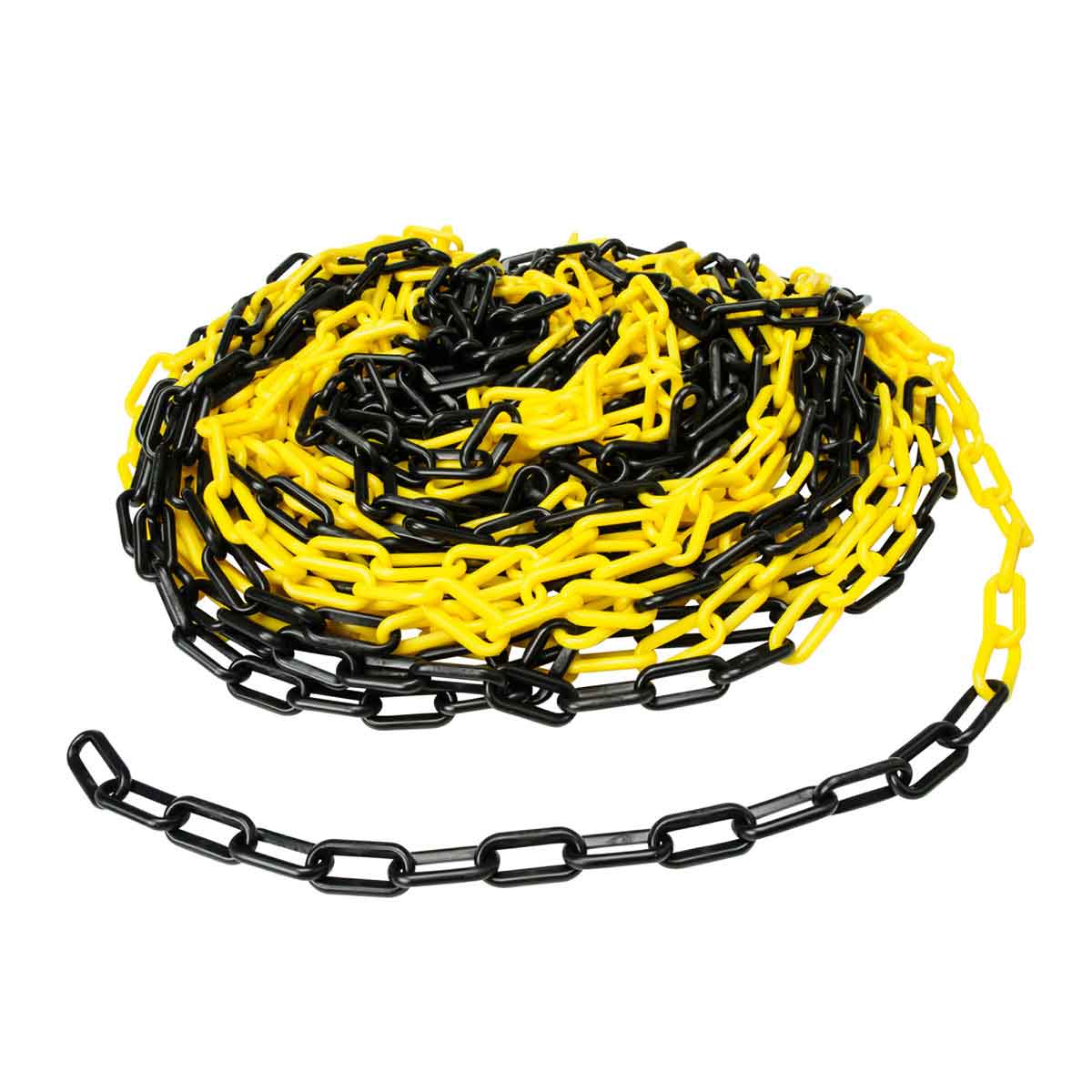 BRADYLINK WARNING CHAIN 2"X100 BLK/YLW