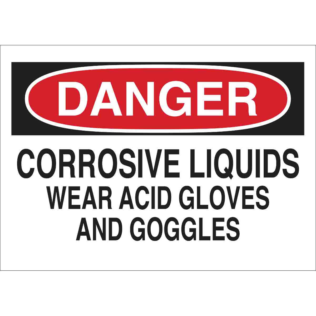 B302-10X14-WK-O-DAN-CORROSIVE LIQUIDS W