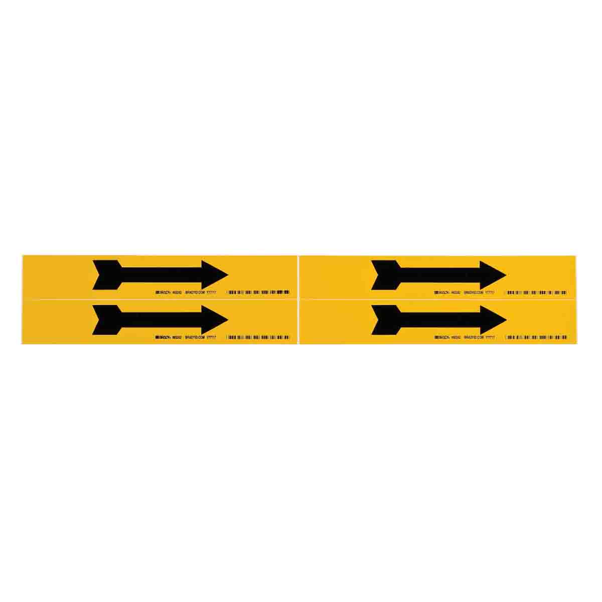 B946 STY-4 BLK/YEL SINGLE HEADED ARROW