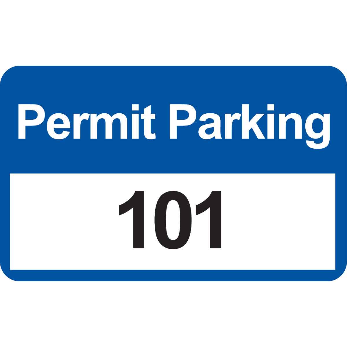 BUMPER TAGS, 101-200, BLUE