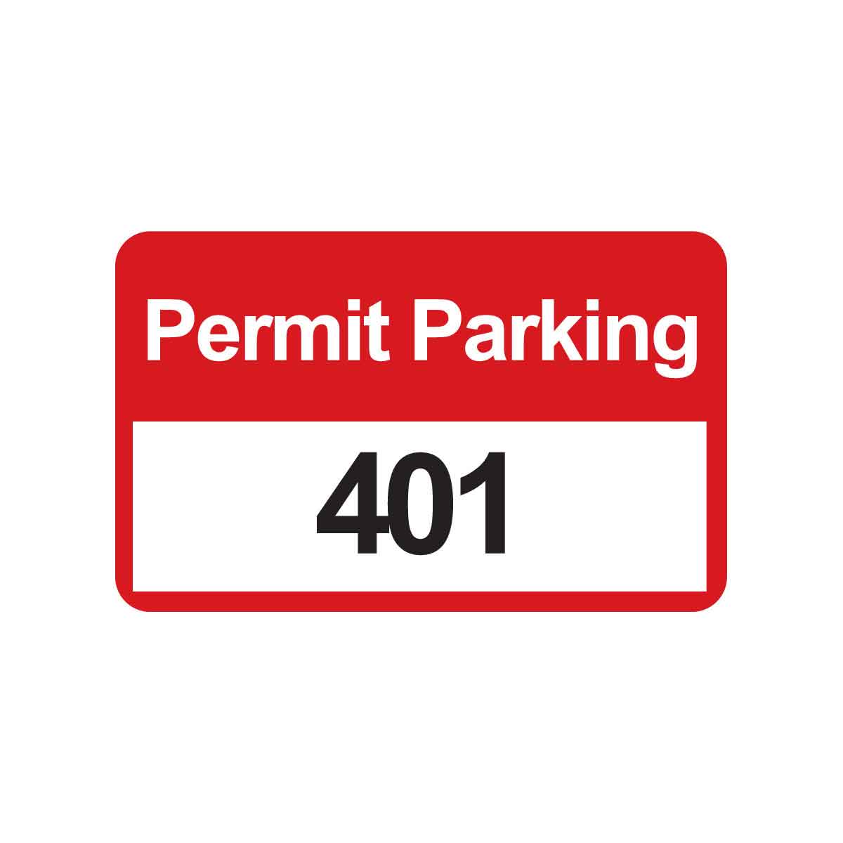 BUMPER TAGS, 401-500, RED