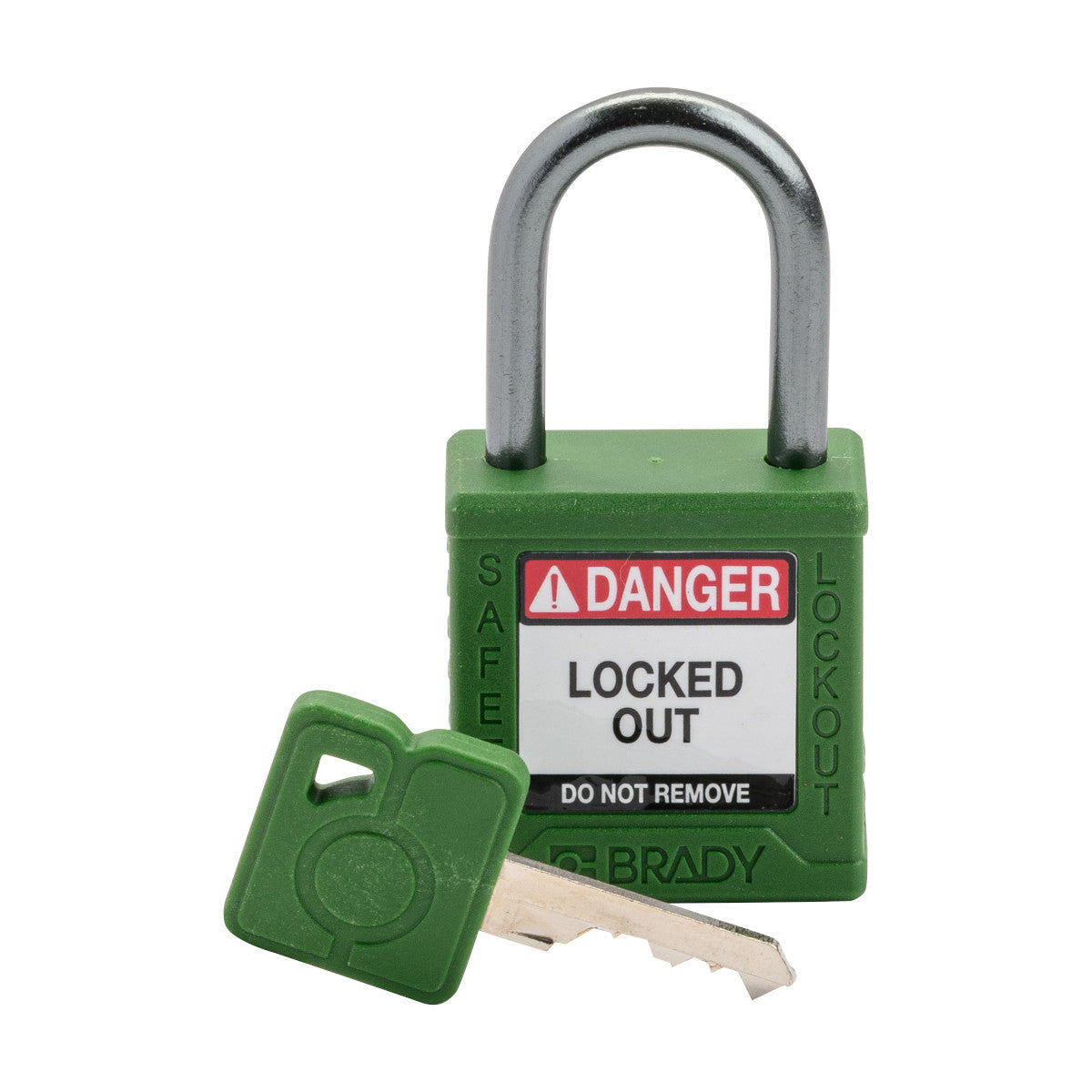 Compact Nylon Body 1" ALU Shackle Green
