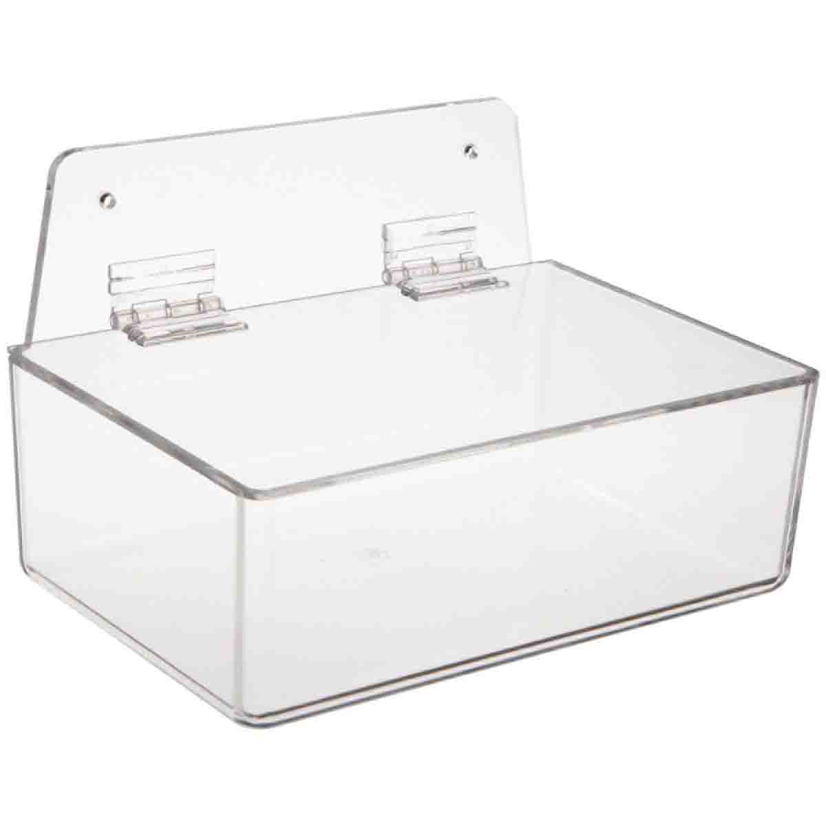 CLEAR DISPENSER WITH LID