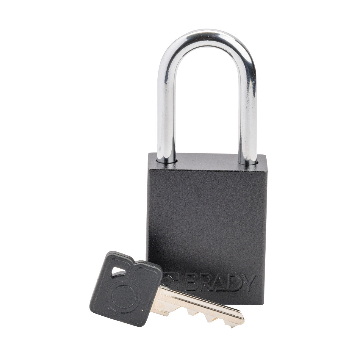 ALU Padlock KD Steel Shackle BLK Ea