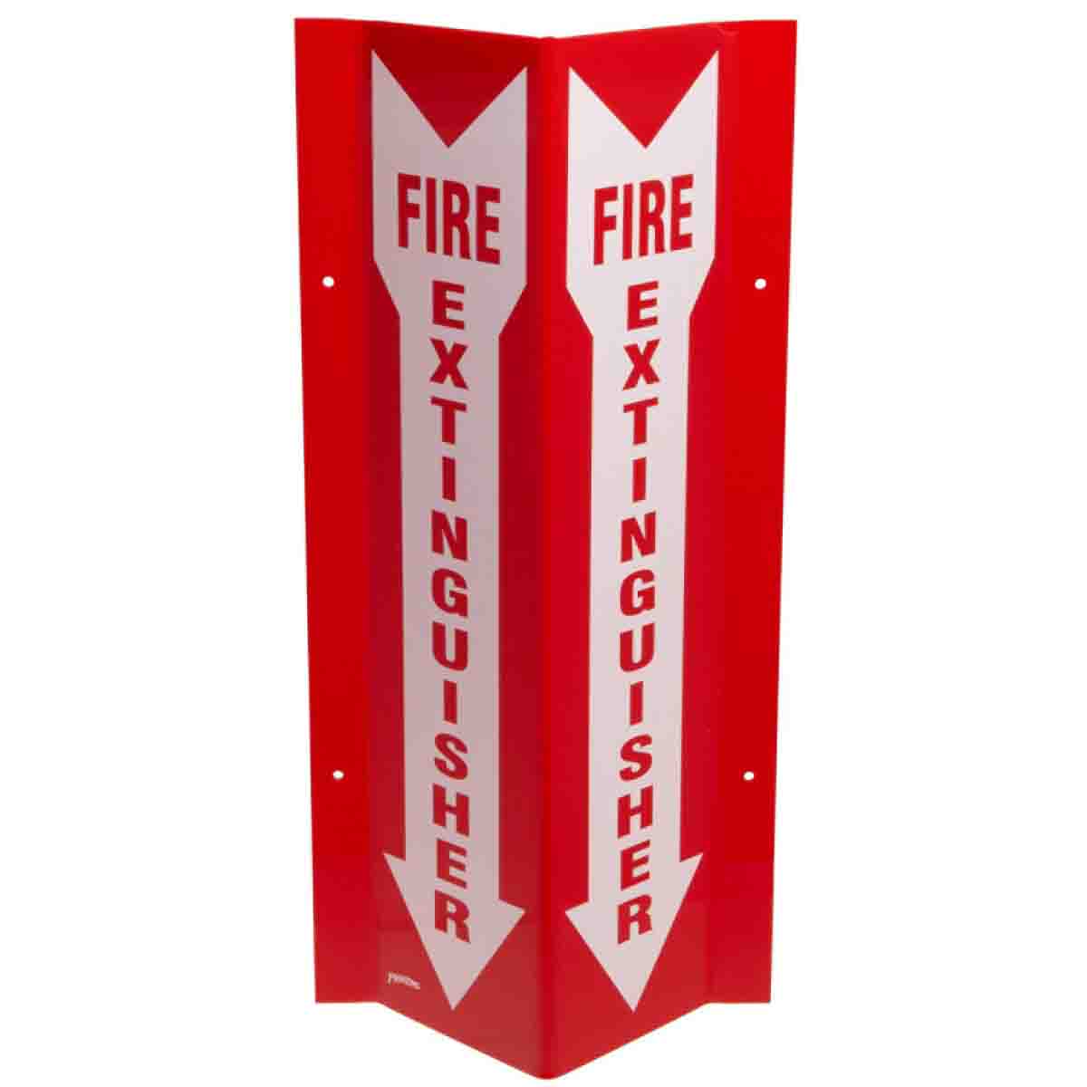 TALL V SIGN FIRE EXTINGUISHER