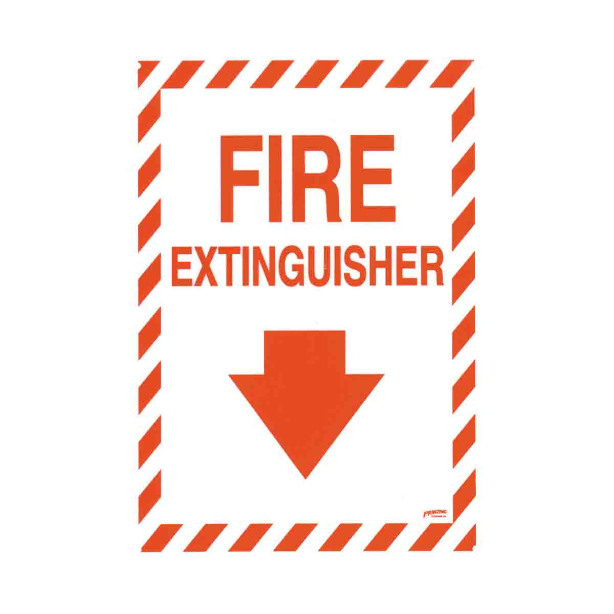 PRINZING GLOW SIGN FIRE EXTINGUISHE