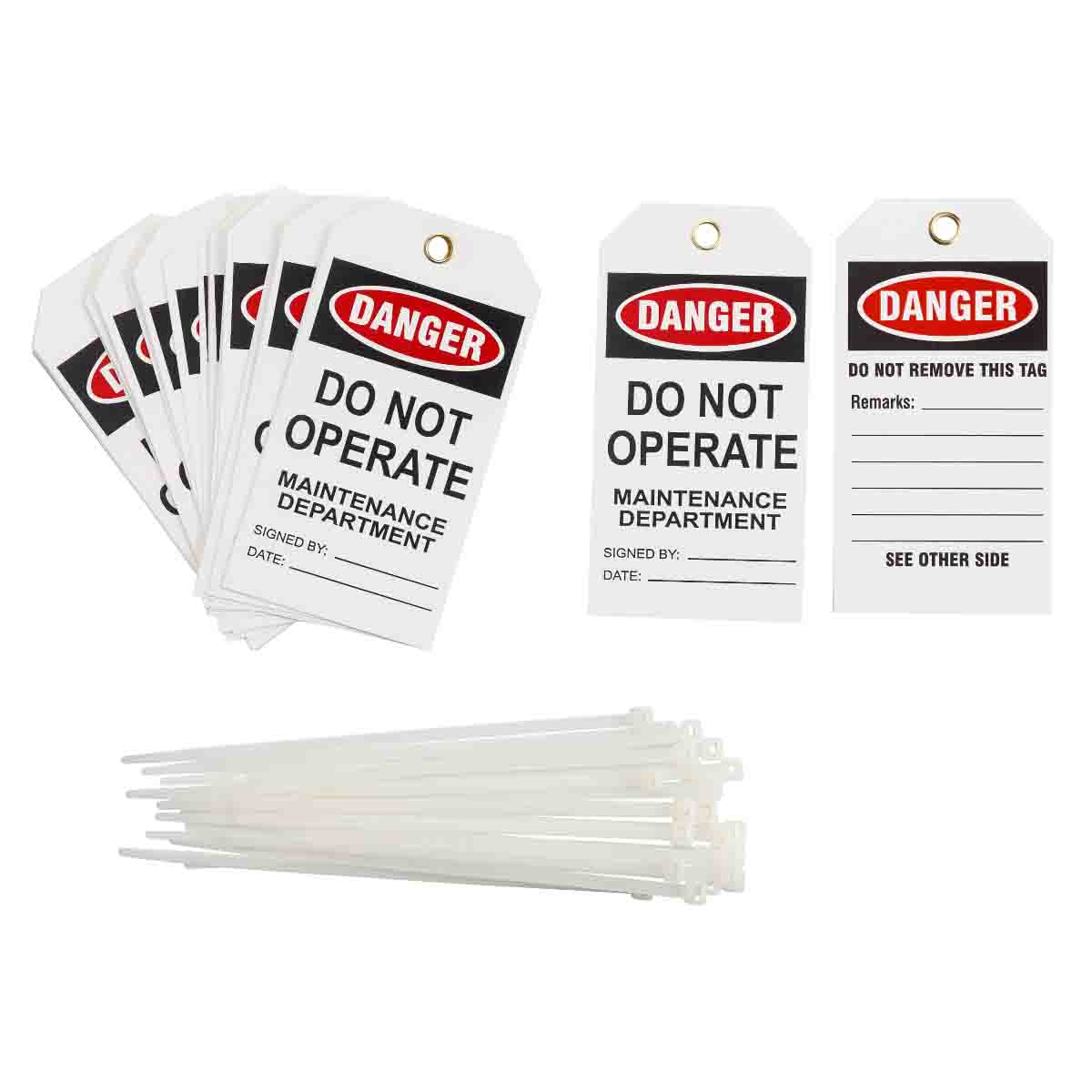 TAG PRINZING DANGER TAG - PK OF 25 TAGS