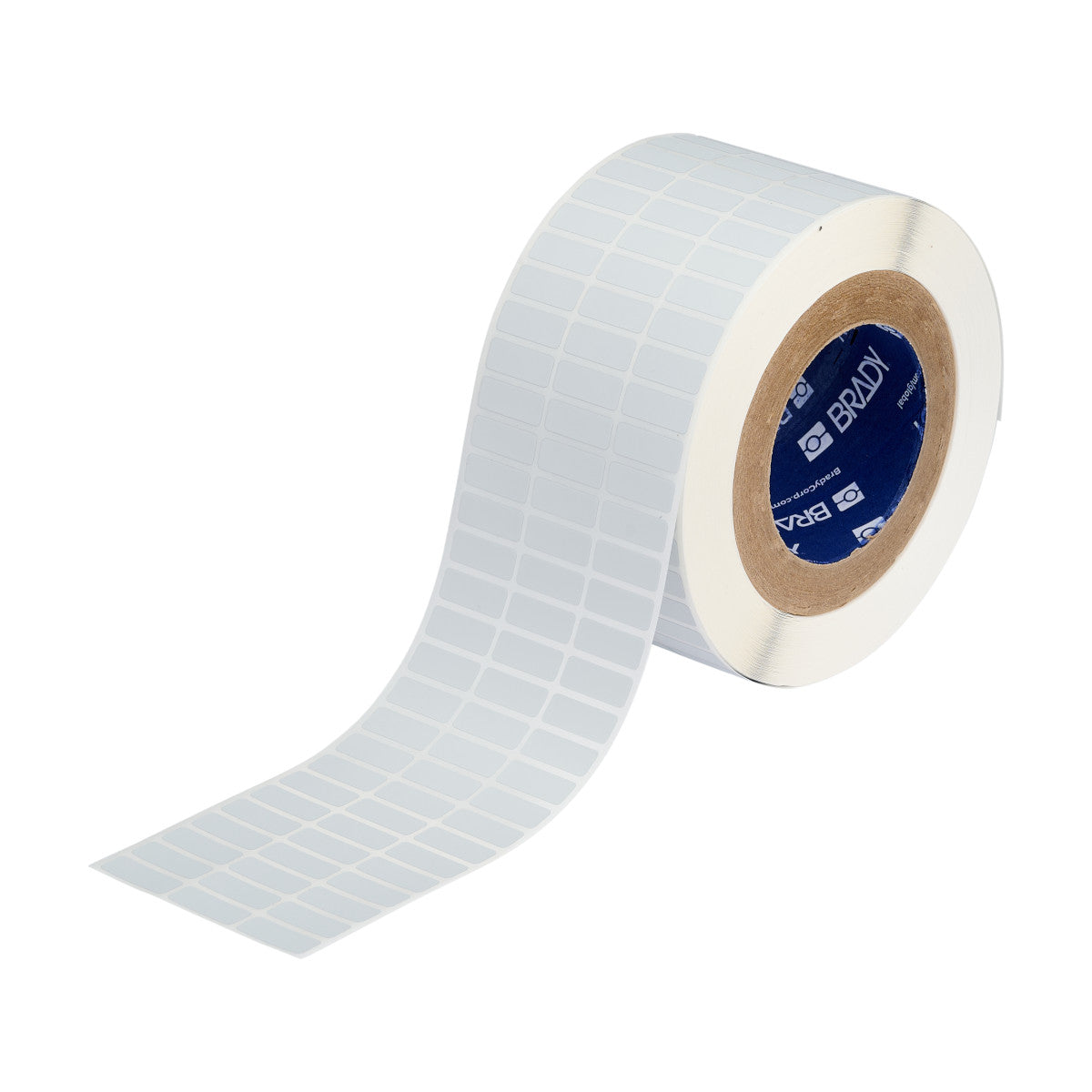 Lbl Polyester 0.375inx1in LT GR 10000/RL