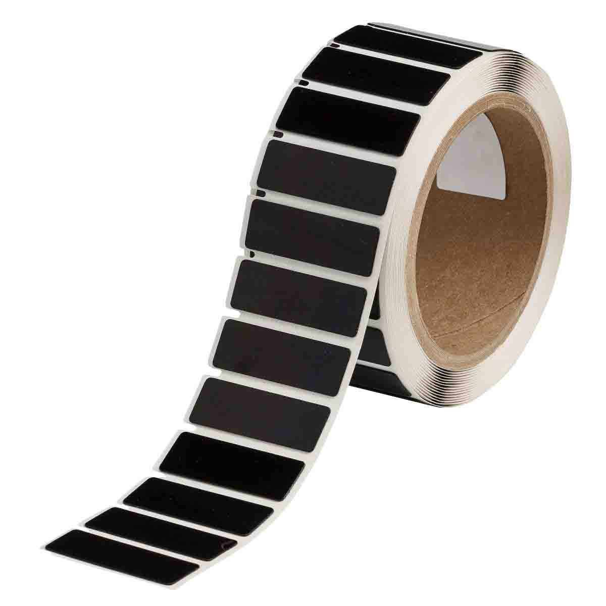 Lbl Polyester 0.59in x 1.77in BK 250/RL