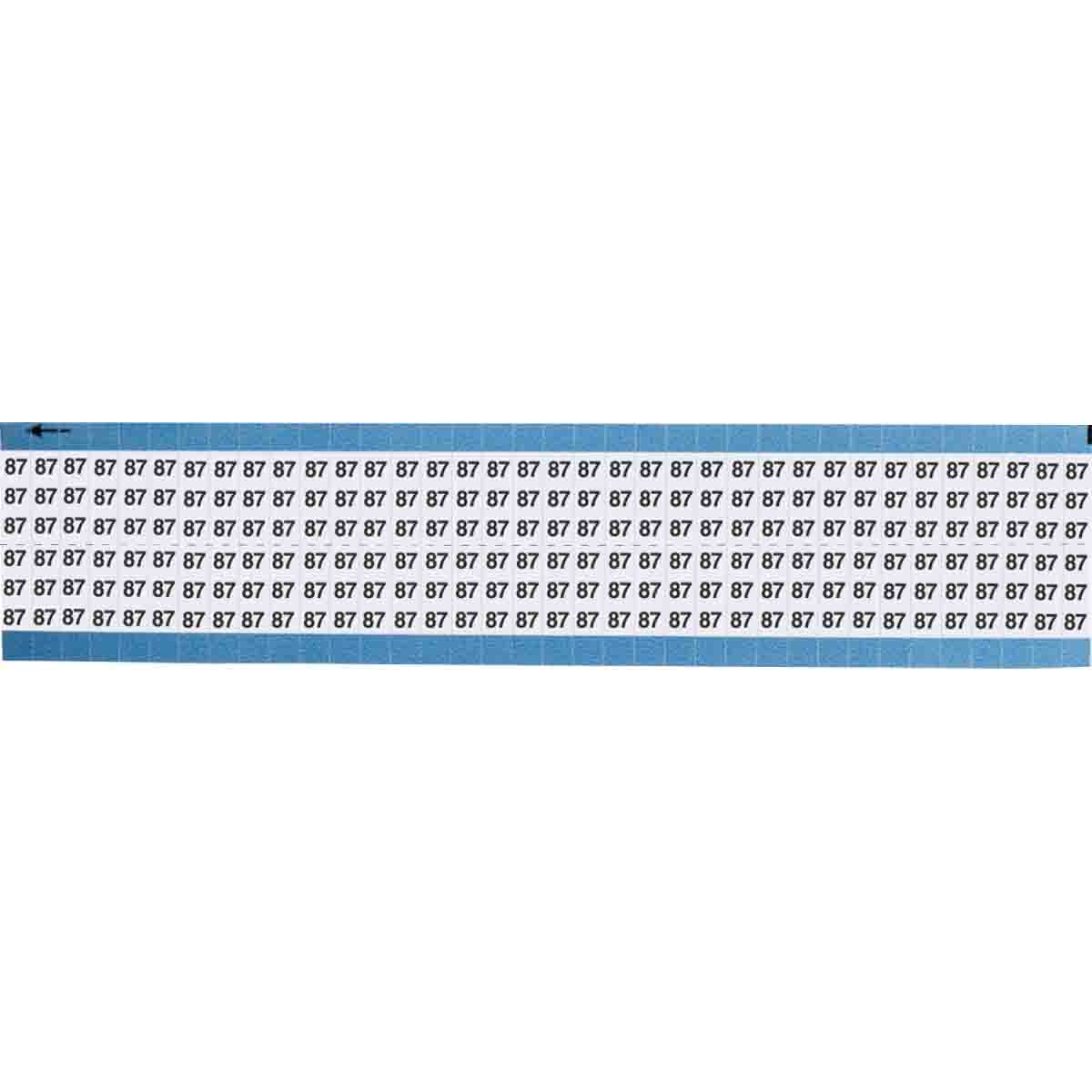 Wire Marker 0.75in H x 0.25in W, 87