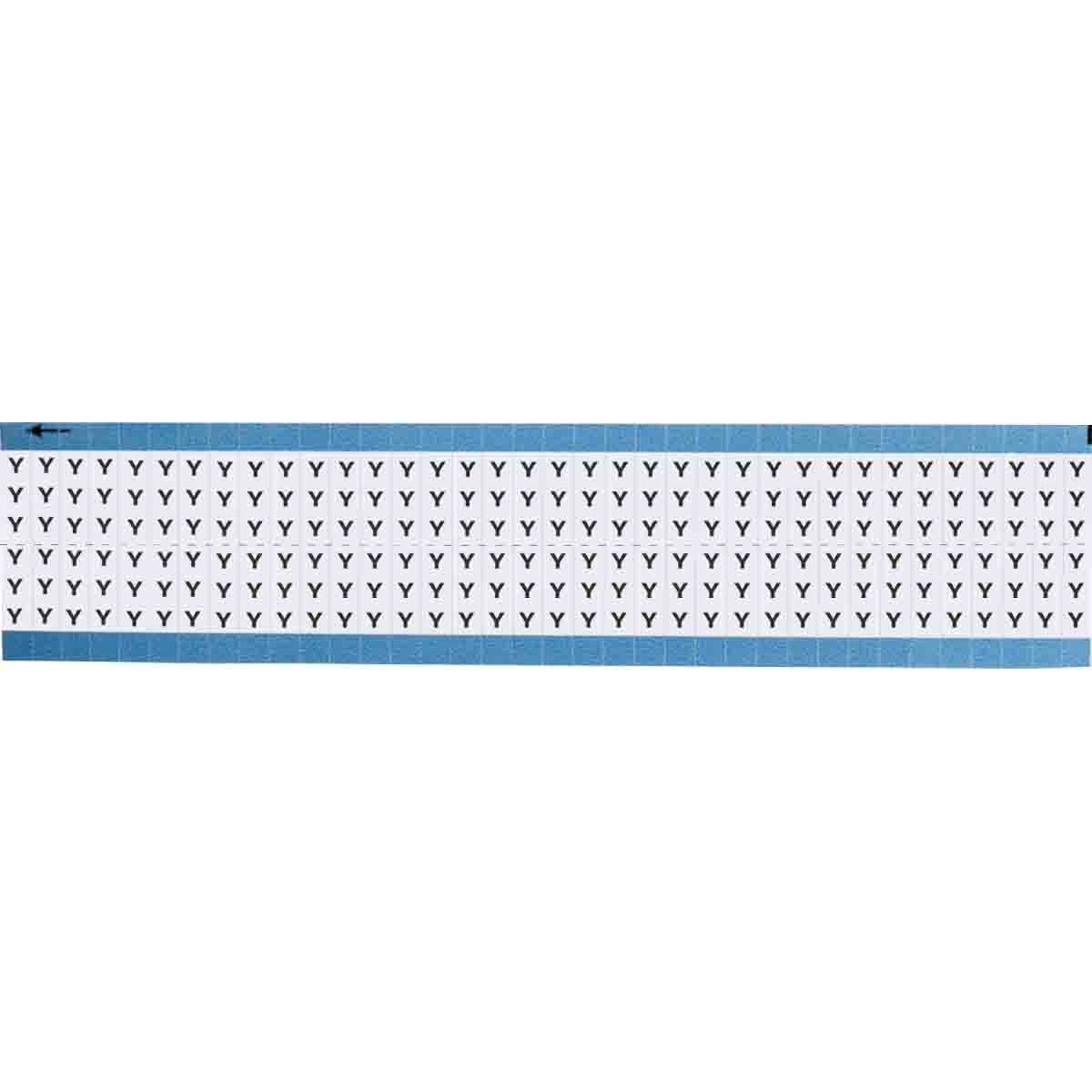Wire Marker 0.75in H x 0.25in W, Y