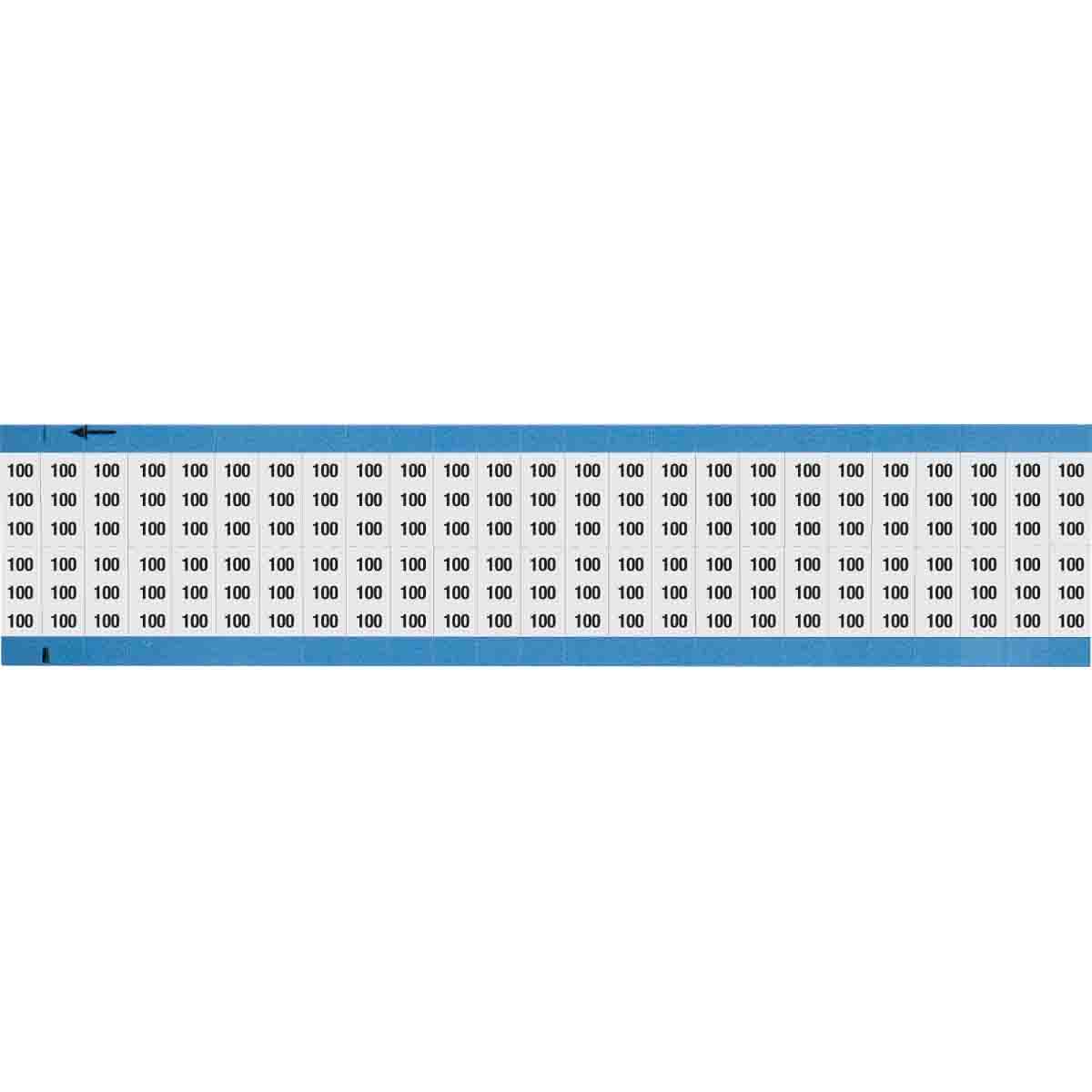 Wire Marker 0.75in H x 0.36in W, 100