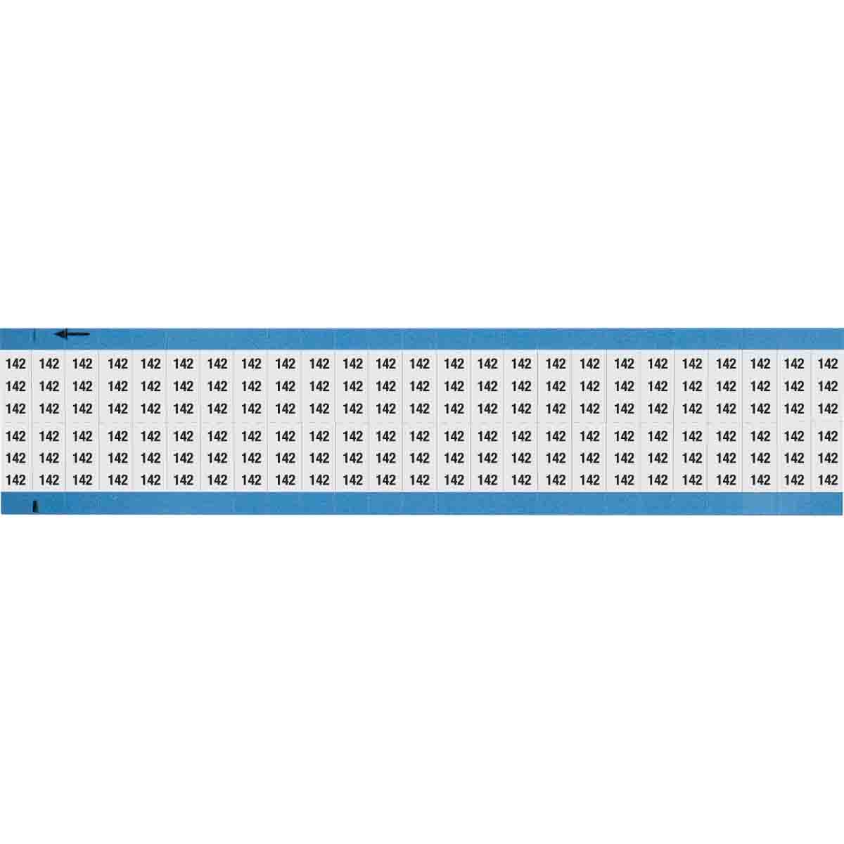 Wire Marker 0.75in H x 0.36in W, 142