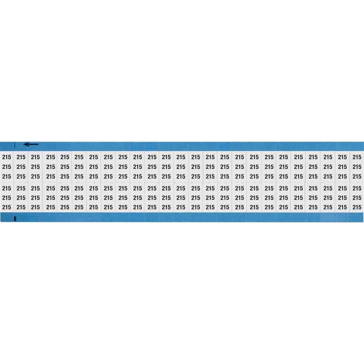Wire Marker 0.75in H x 0.36in W, 215