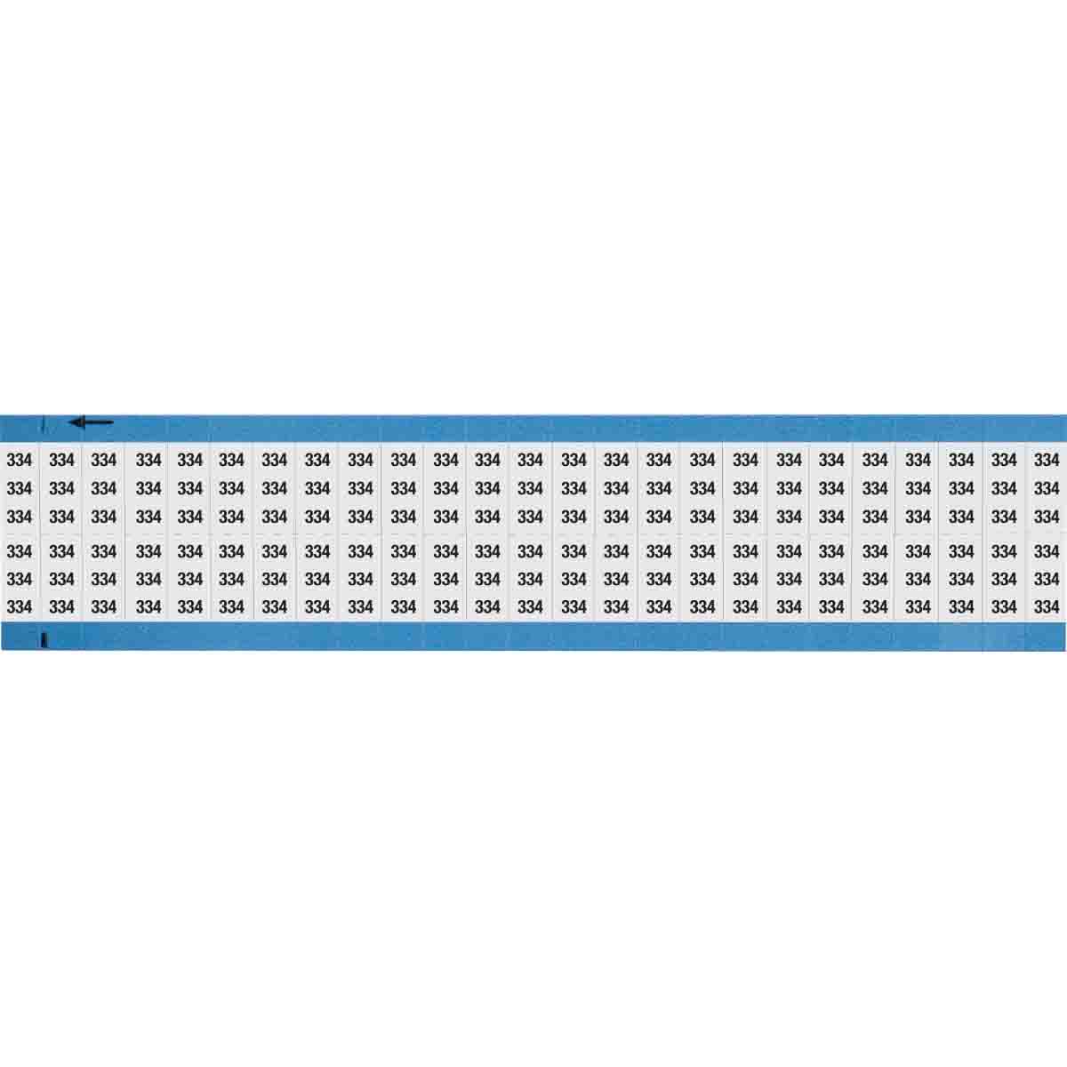 Wire Marker 0.75in H x 0.36in W, 334