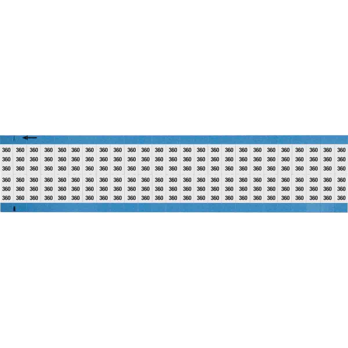 Wire Marker 0.75in H x 0.36in W, 360