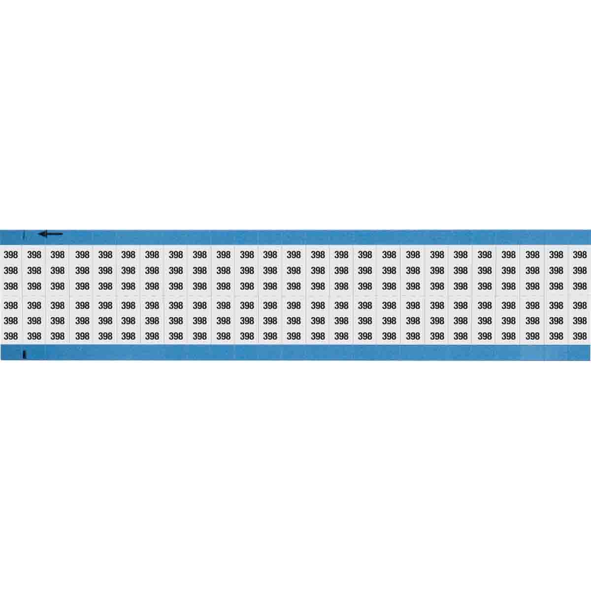 Wire Marker 0.75in H x 0.36in W, 398