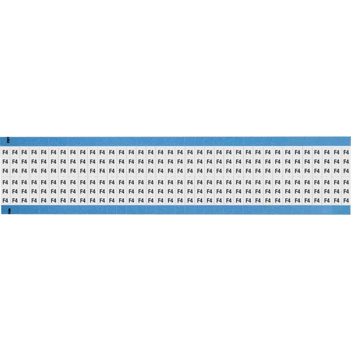 Wire Marker 0.75in H x 0.25in W, F4