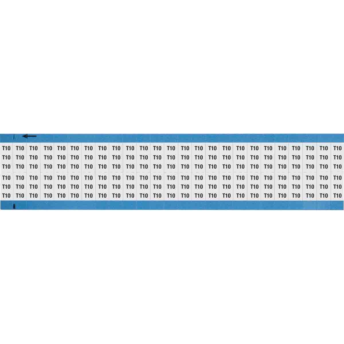 Wire Marker 0.75in H x 0.36in W, T10