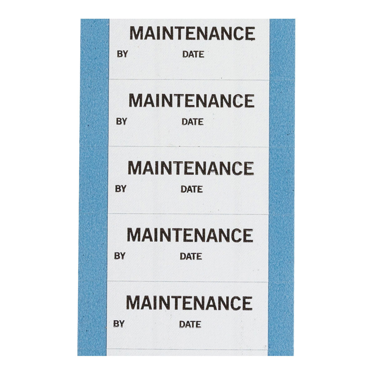 Maint Lbls Cloth Blk/Wh 25Pk