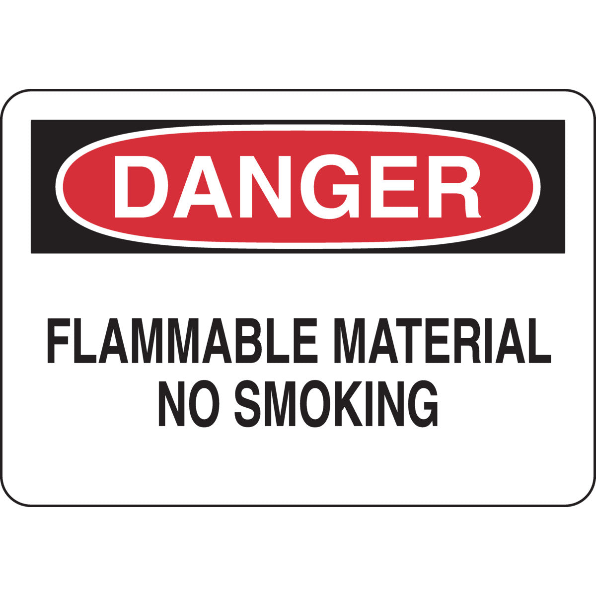 B302-7X10-WK-O-DAN-FLAMMABLE MATERIAL N
