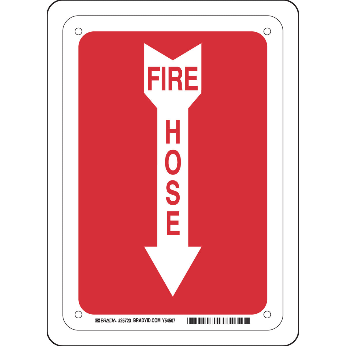 B401 10X7 RED/WHT