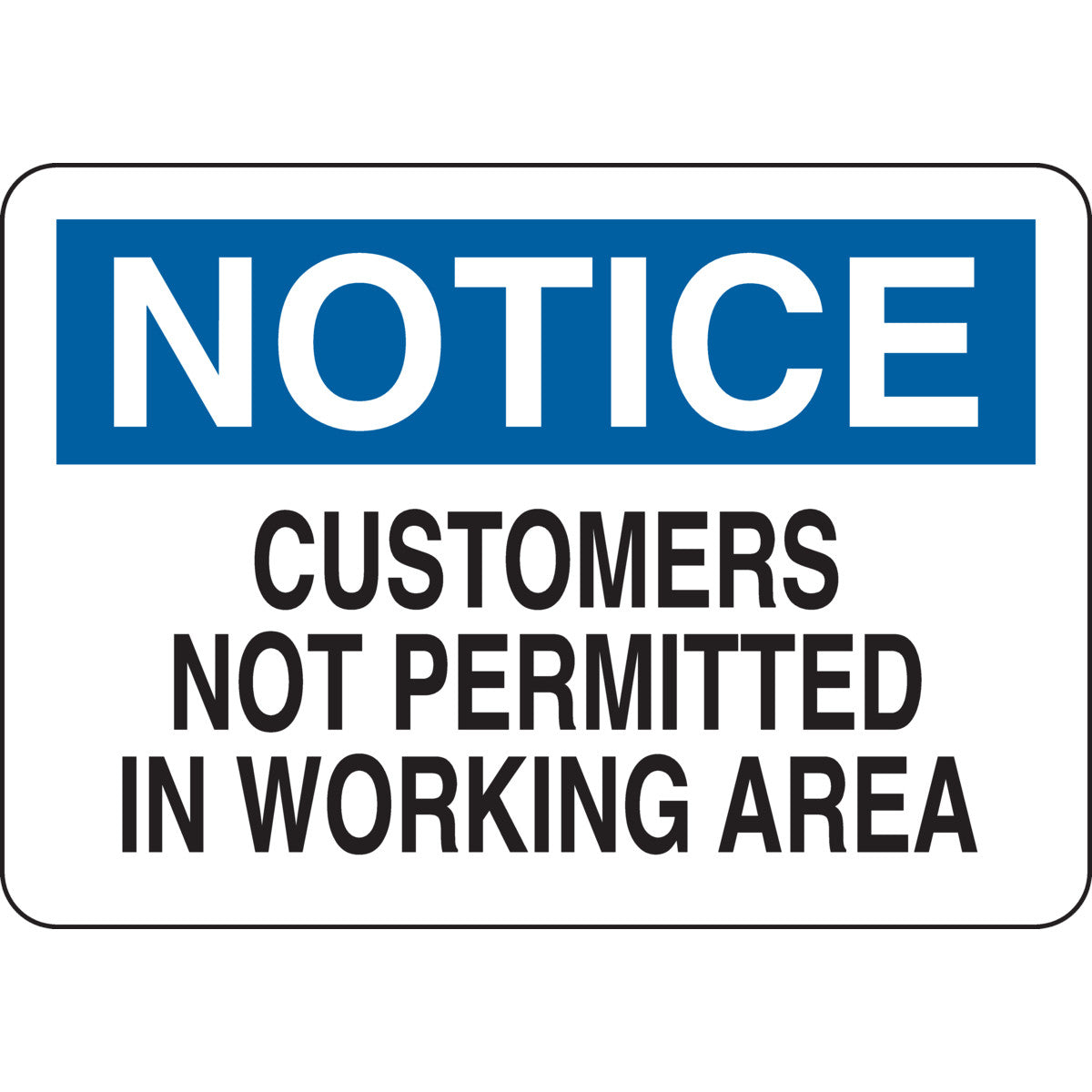 B555 7X10 BLK/BLU/WHT NTC CUSTOMERS NOT