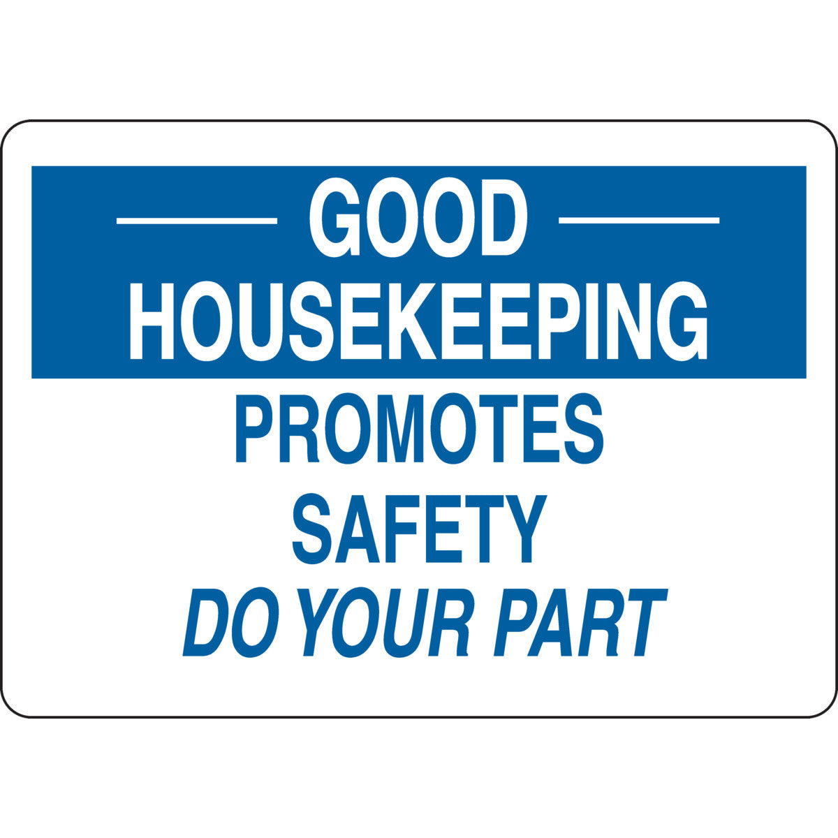 B302 7X10 BLU/WHT GOOD HOUSEKEEPING