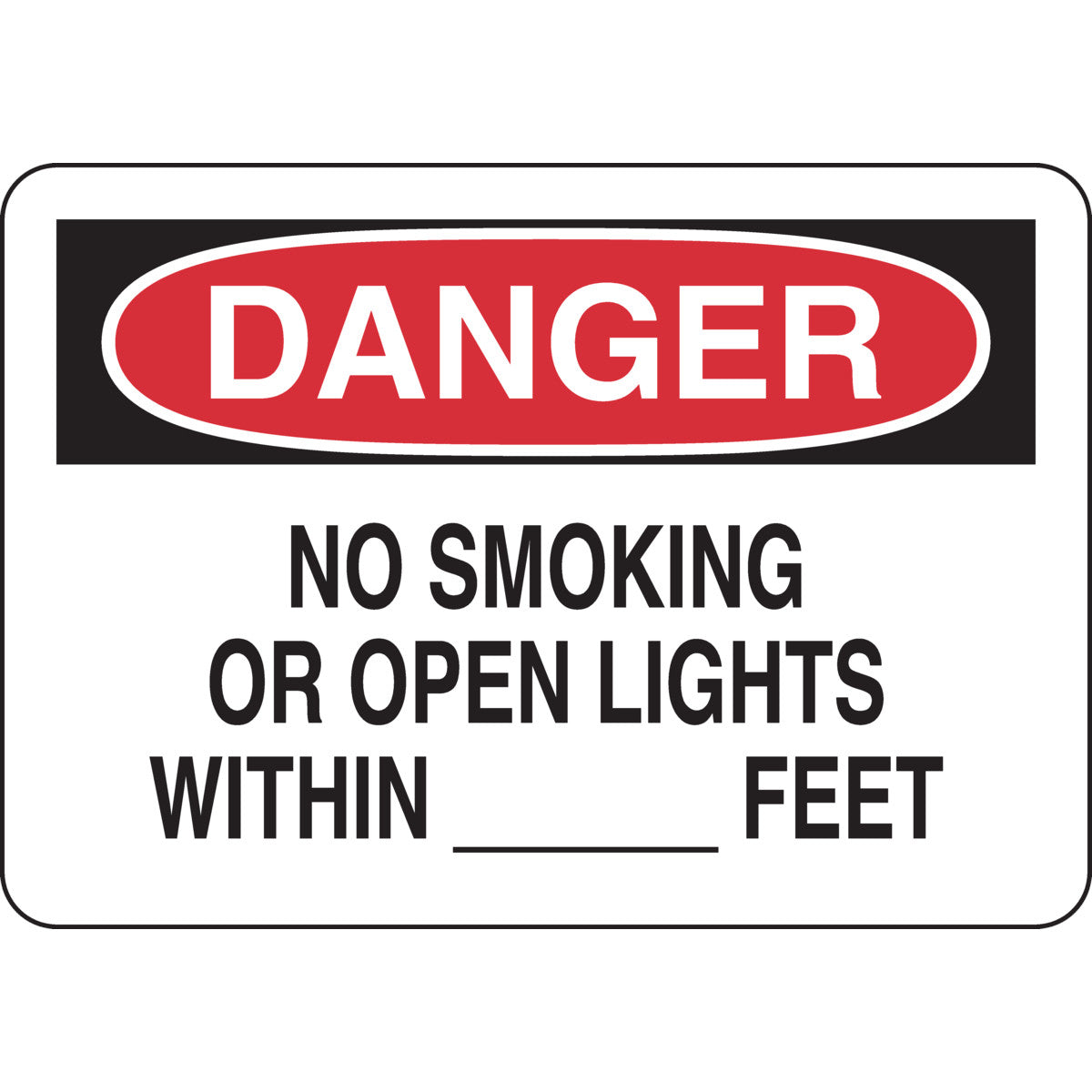 B302-7X10-WK-O-DAN-NO SMOKING OR OPEN L