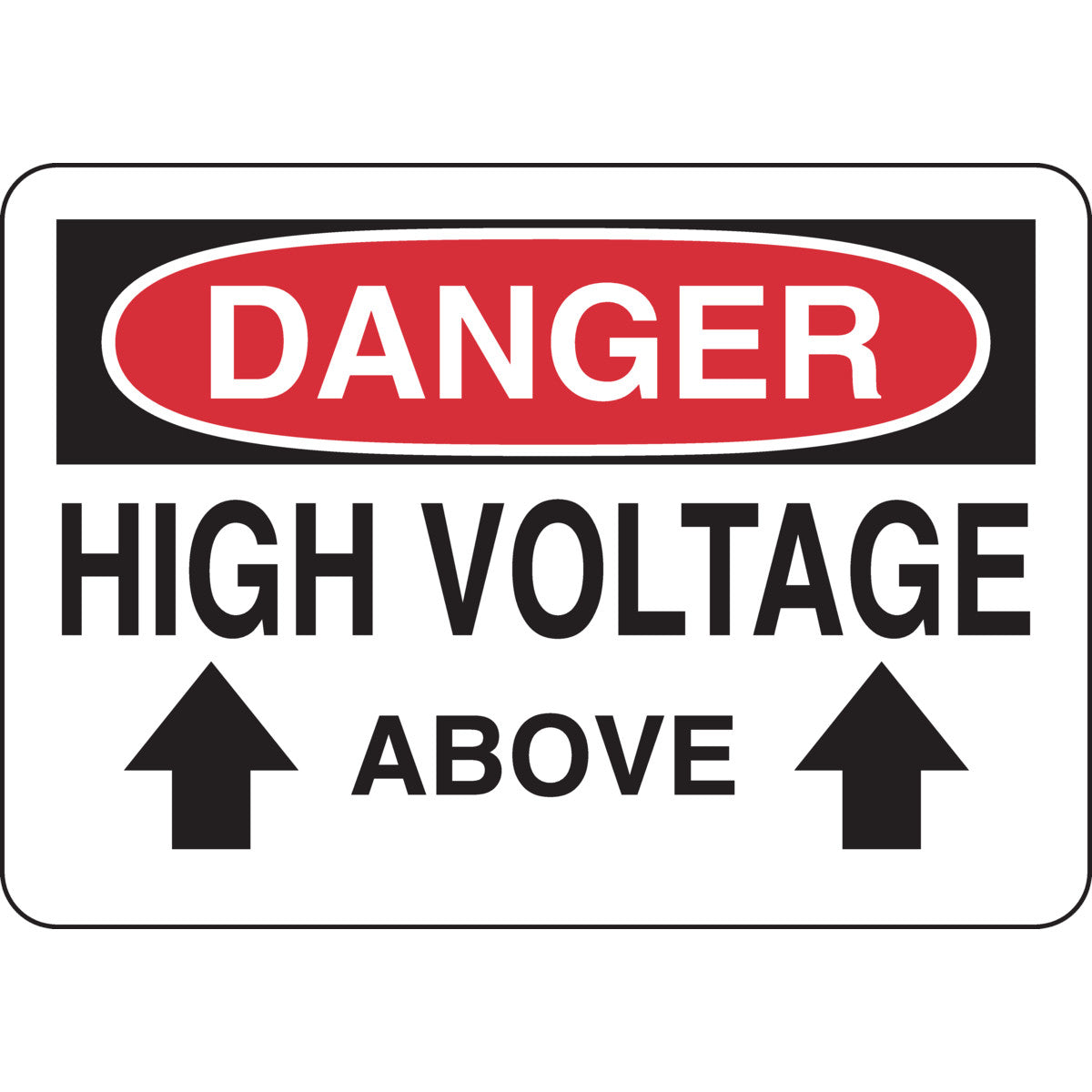 B302-10X14-WG-O-ELECTRICAL HAZARD SIGN