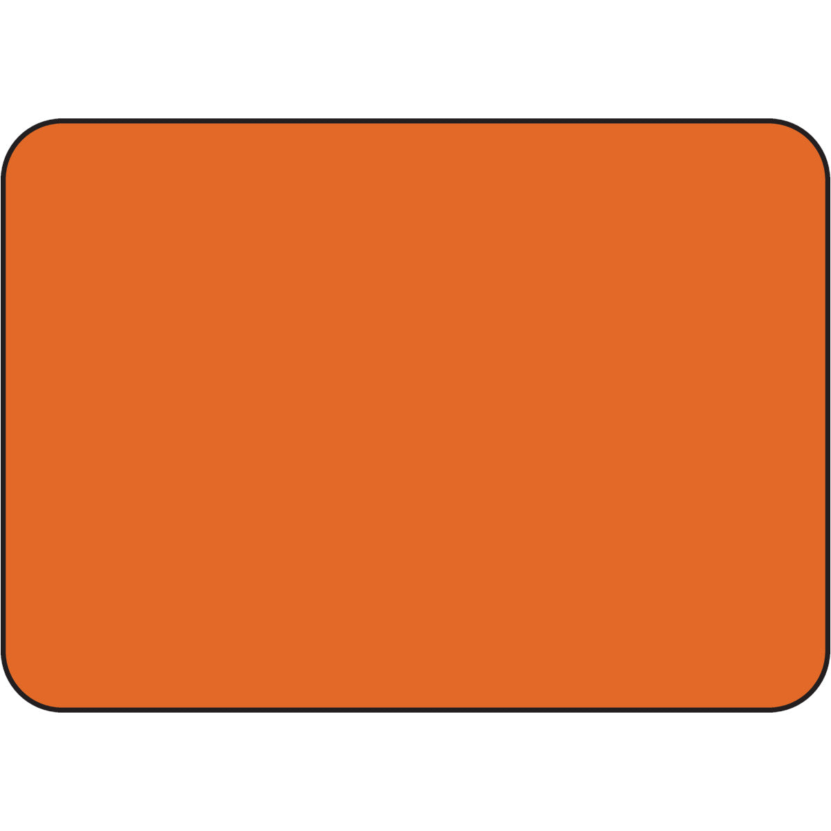 B302 7X10 ORANGE BLANK