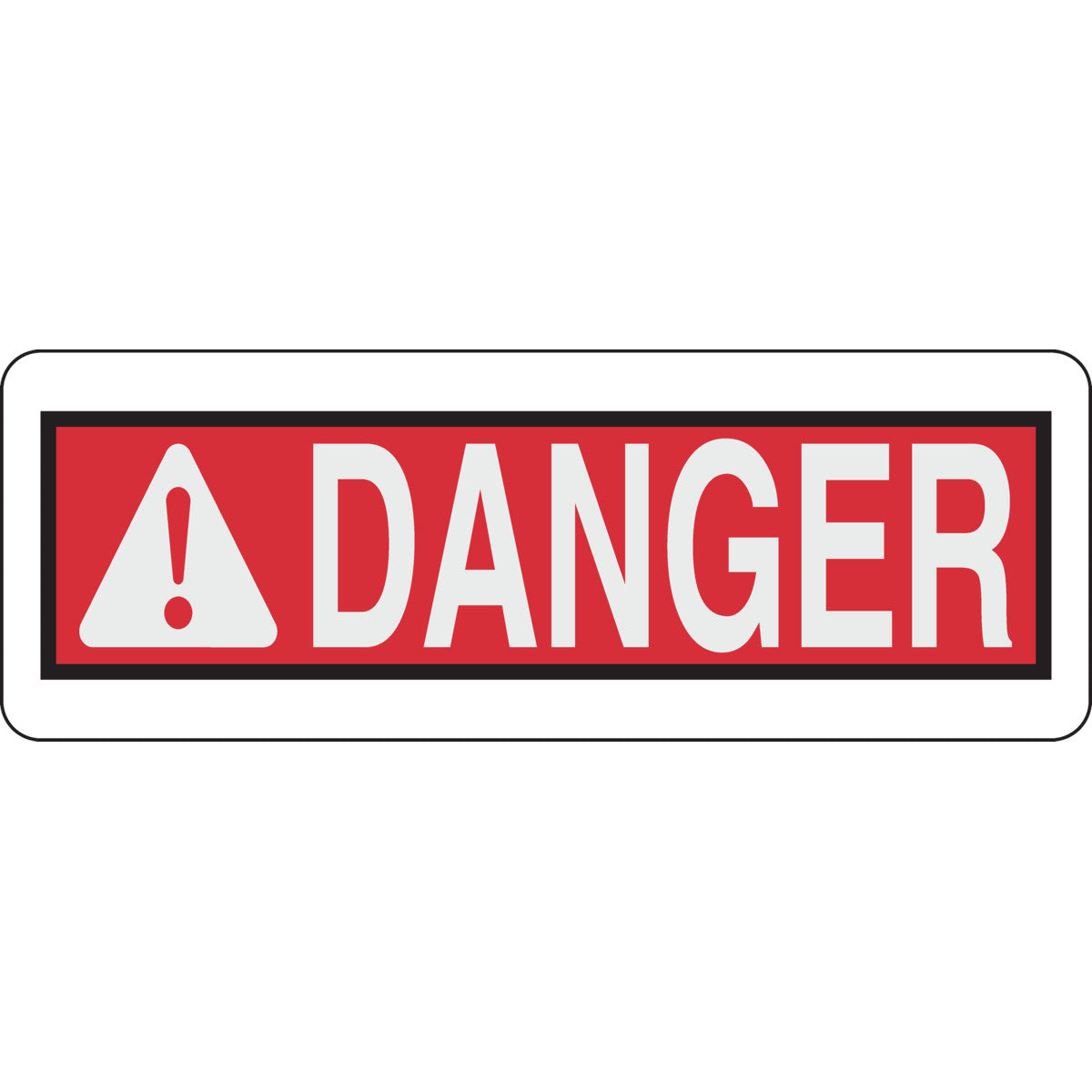 B302 5X14 HEADER ANSI DANGER