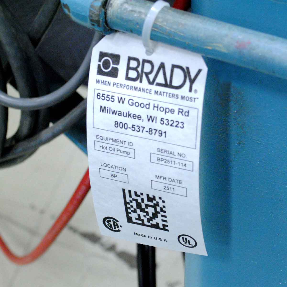 Tag Polyethylene 6in x 3in 500/RL
