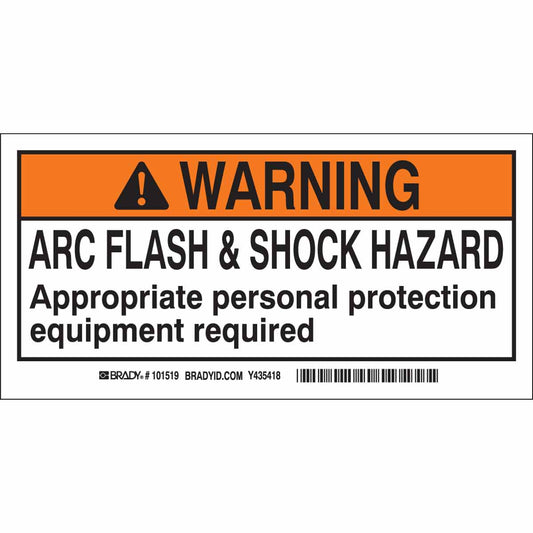 B302 2X4 BLK,ORG/WHT 100/RL FLASH&SHOCK