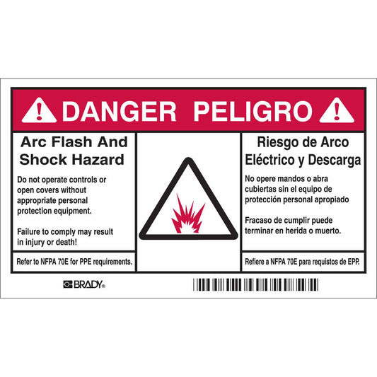B302 3.5X6 BLK/RED/WHT 5/PK FLASH&SHOCK