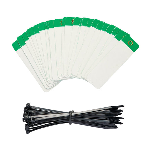 Self Lam Tags 5in H x 1.5in W GN 25/PK