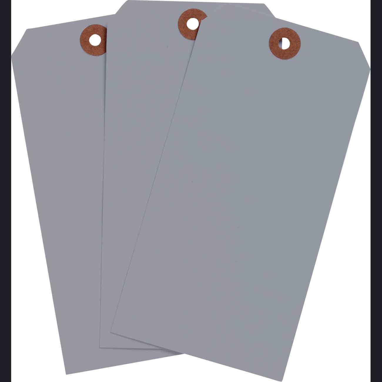 Blank WO Tags 6.25" H x 3.125" W Gray