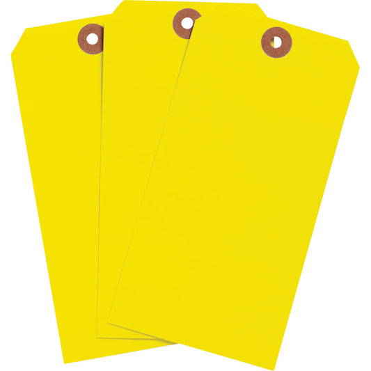 Blank WO Tags 5.75" H x 2.875" W Yellow