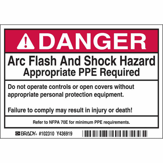 B302 3.5X5 BLK/RED/W 100/RL FLASH&SHOCK