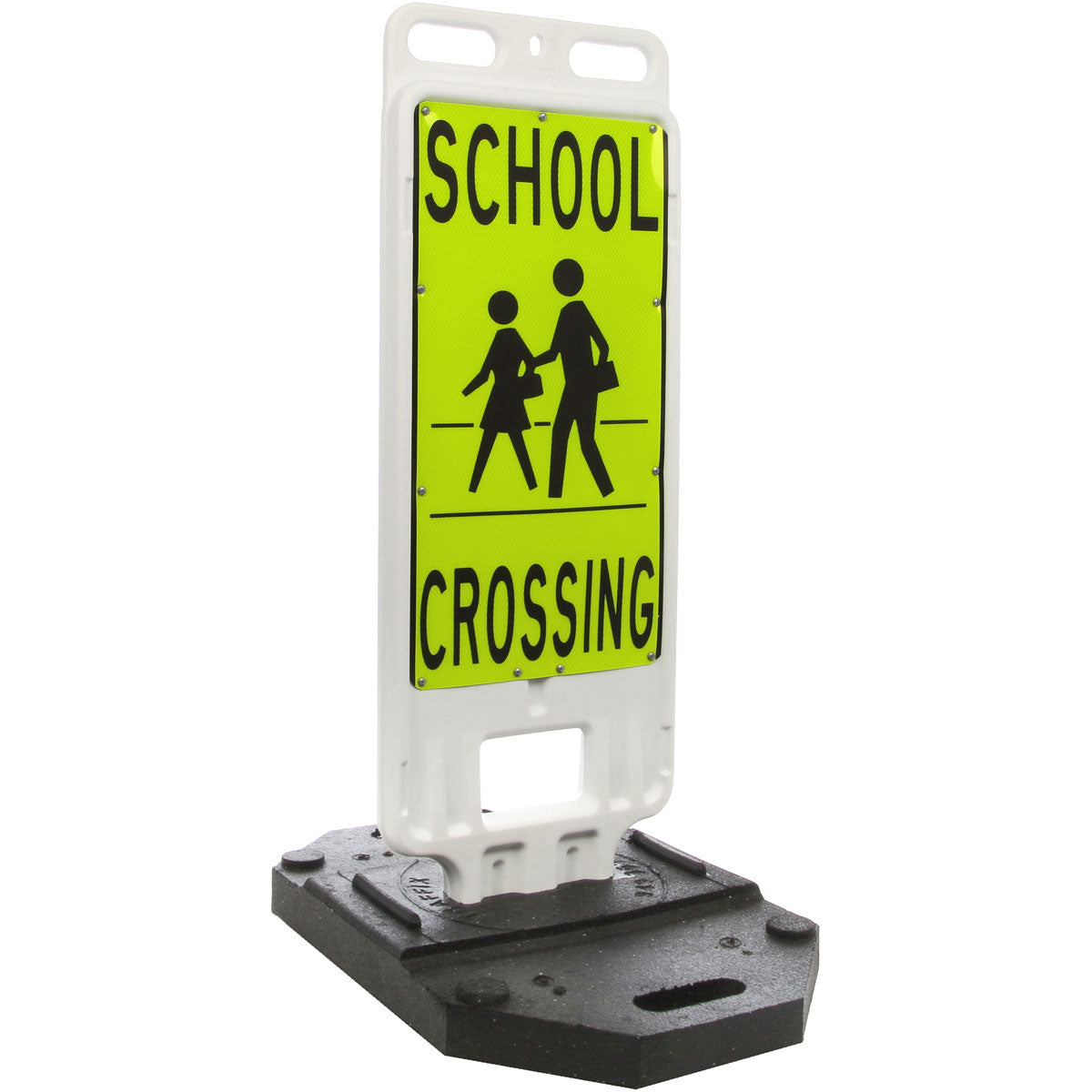 SIGN-PLAS,14WX40,YEL/GRN,DMD GRD,SCHOOL