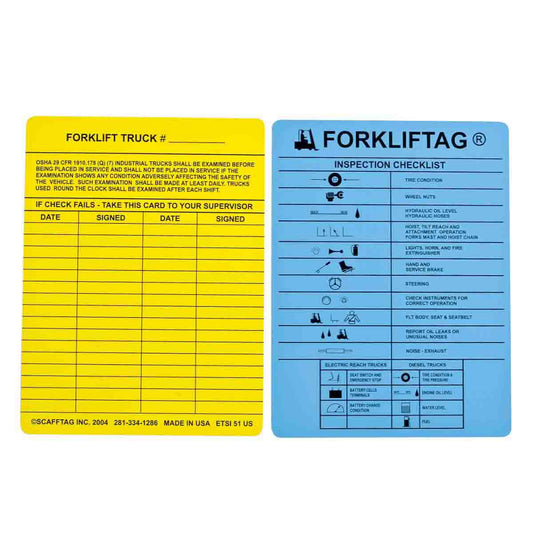 FORKLIFT INSERTS 5.75X7 5/8 BLUE 100/PK