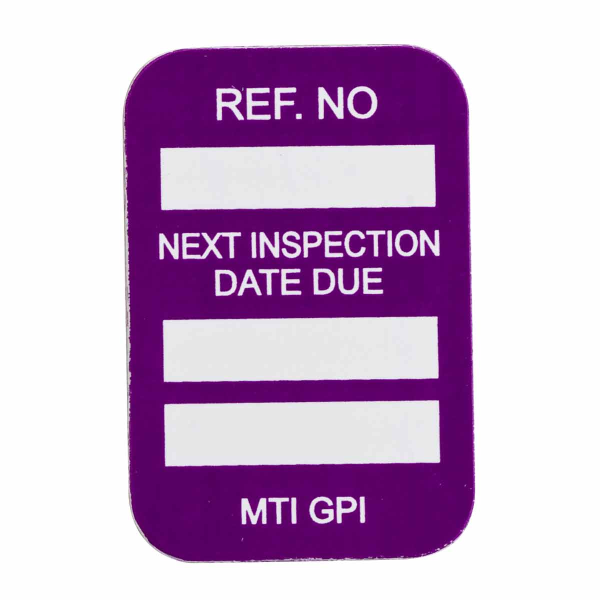 MICROTAG,NEXT INSPECTION,1.75X1.25,PURPL