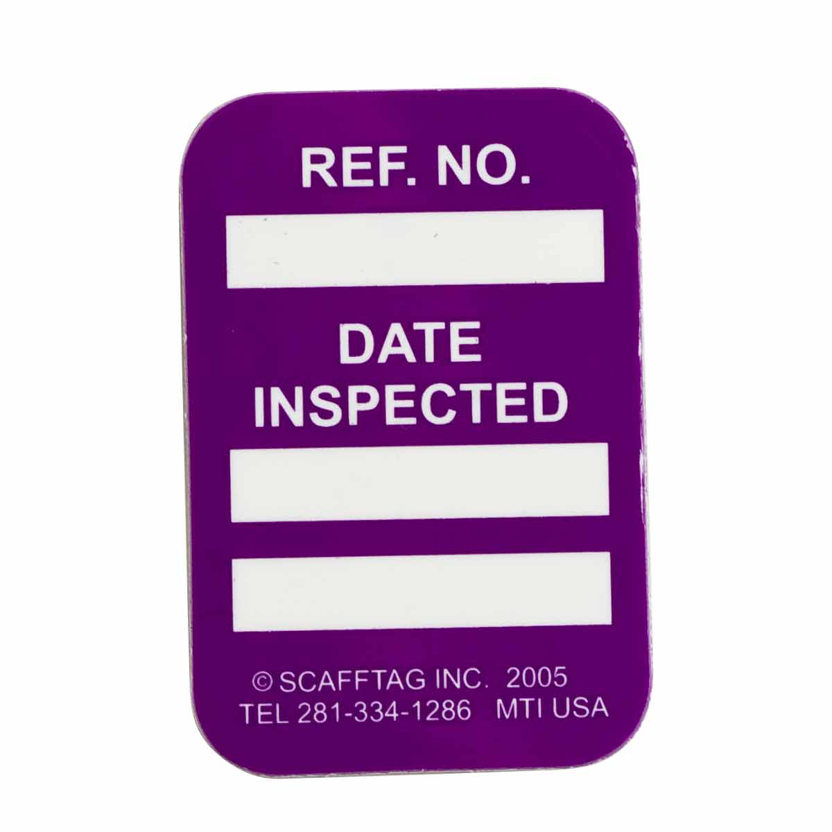 MICROTAG,DATE INSPECTED,1.75X1.25,PURPLE