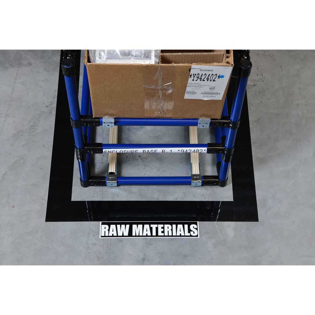 Flr Lbl Polyester 2.25in x 100ft BU 2RL