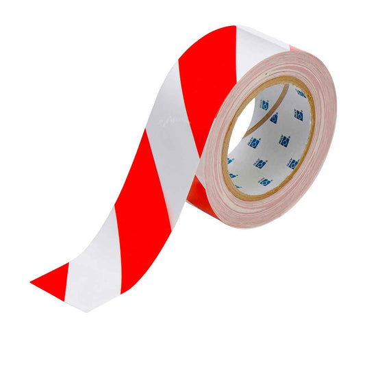 2" X 100' B514 RED/WHITE FLOOR TAPE