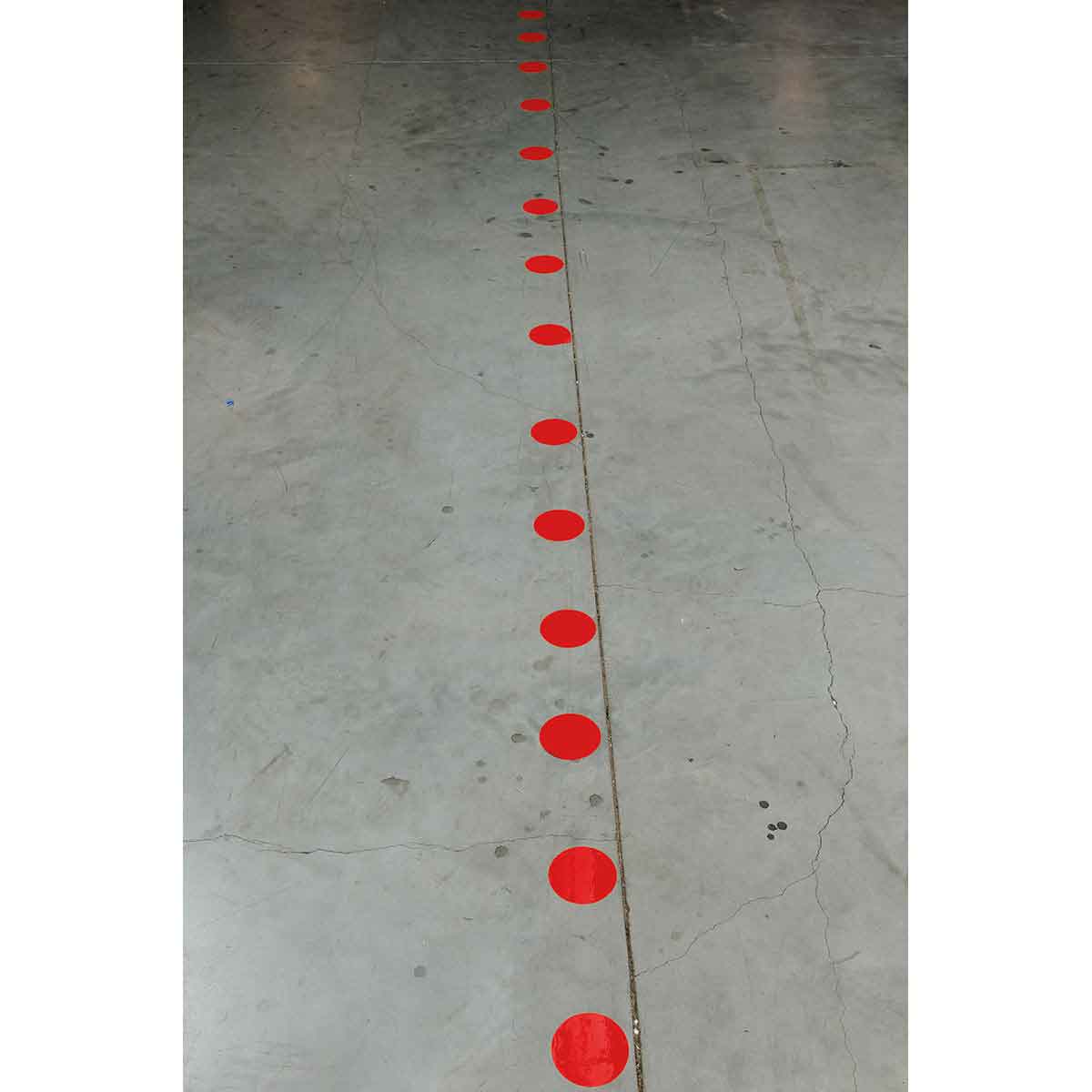 B7569 AISLE MARKING DOTS 2"YEL, 500/ROLL