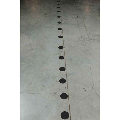 3.5" B514 BLACK FLOOR DOTS 400/RL